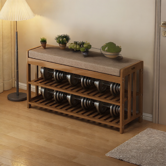 Bamboo Shoe Rack