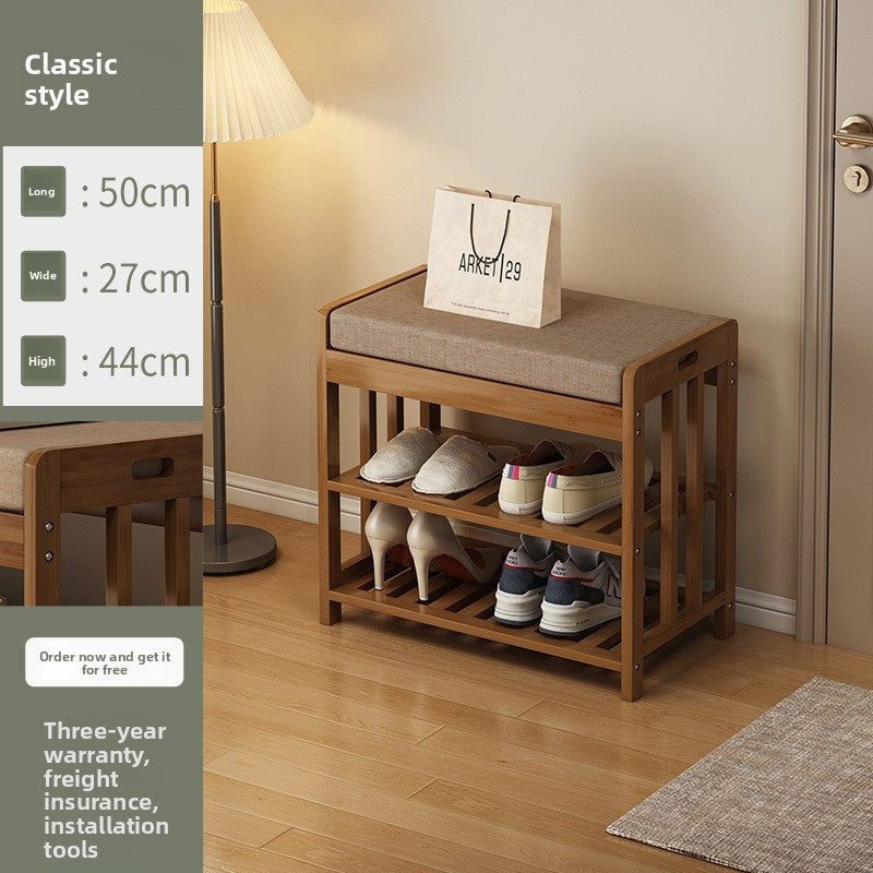 Bamboo Shoe Rack