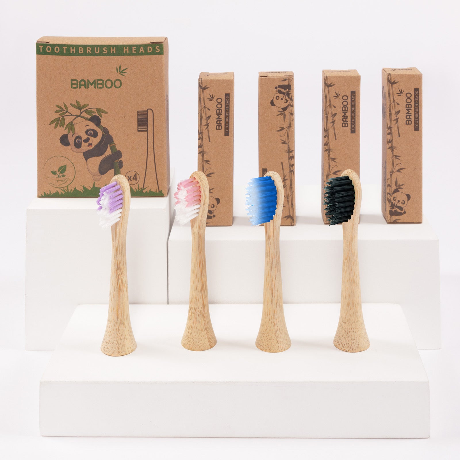 Bamboo smart electric toothbrush
