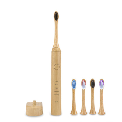Bamboo smart electric toothbrush