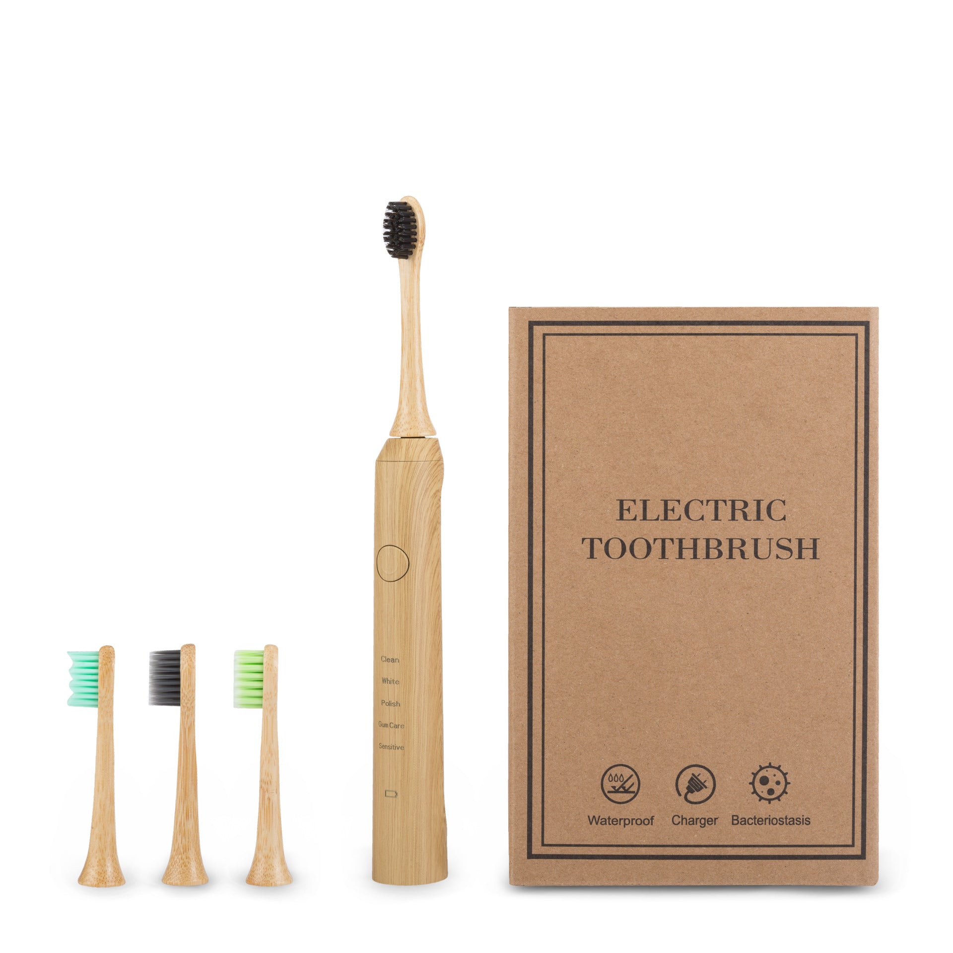 Bamboo smart electric toothbrush