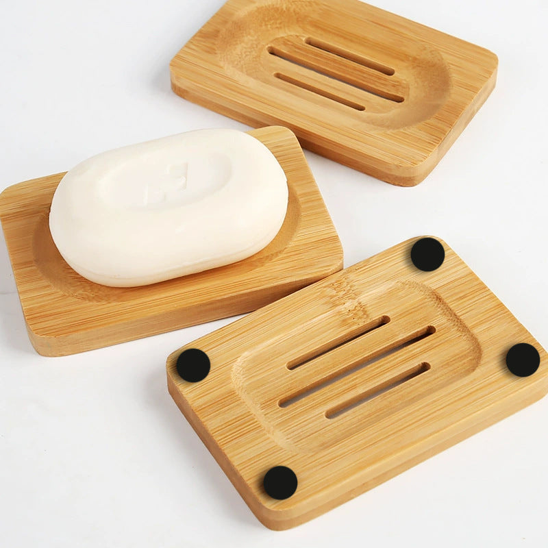 Bamboo soap rack
