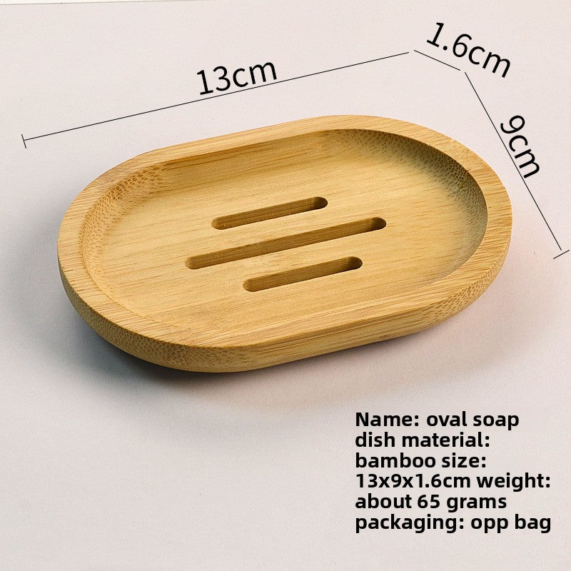 Bamboo soap rack