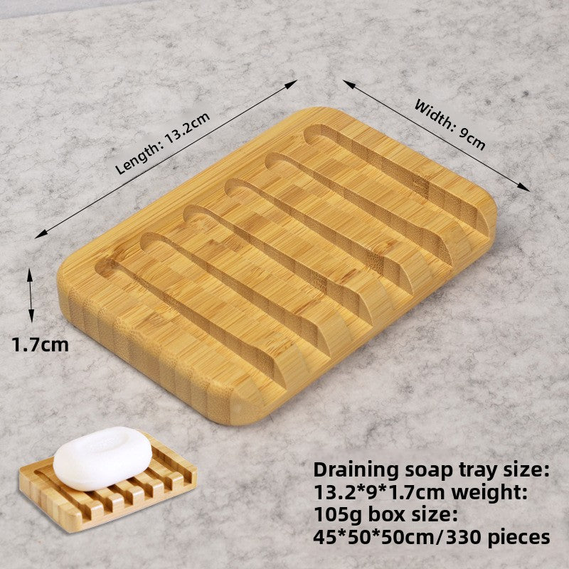 Bamboo soap rack