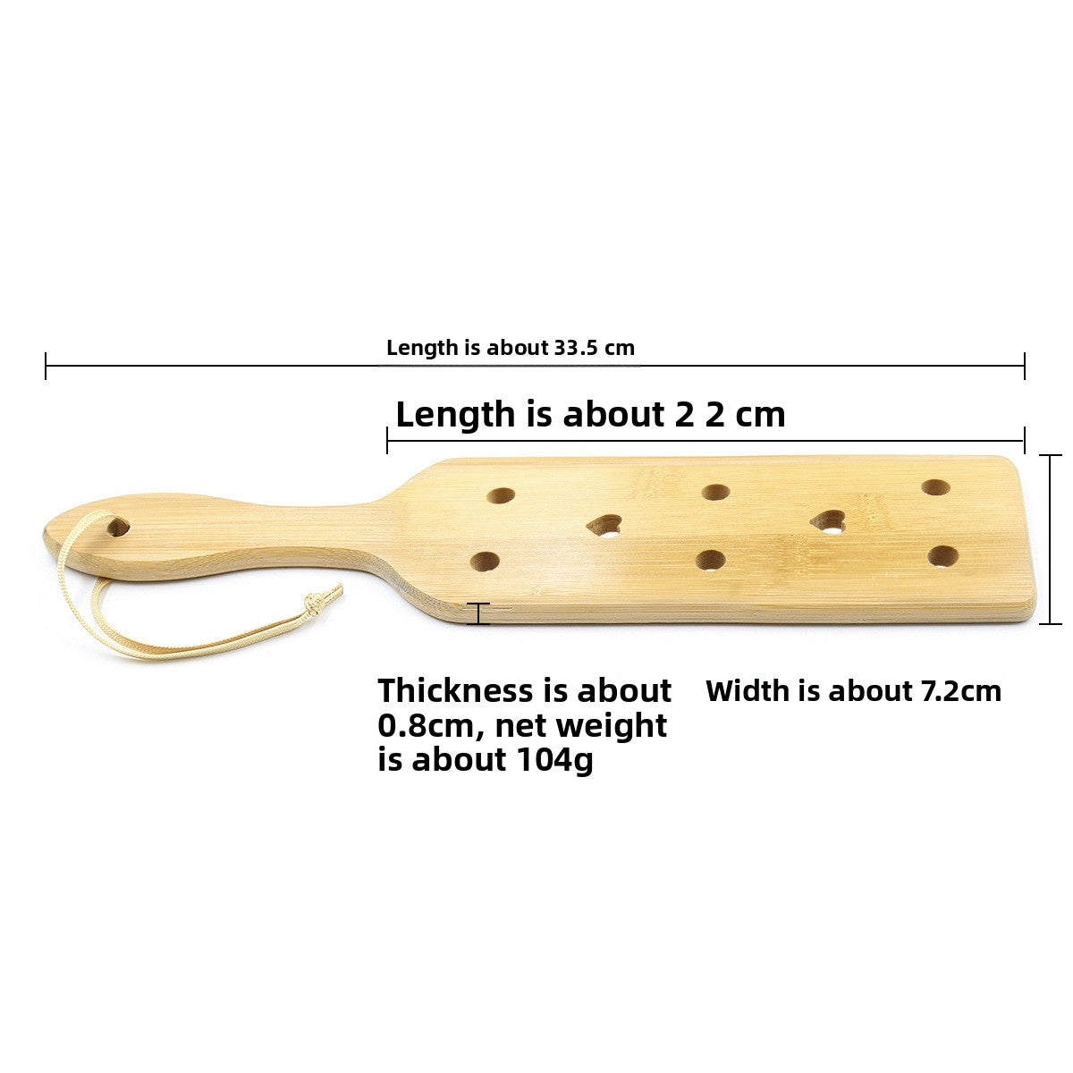 Bamboo Spanking Paddle