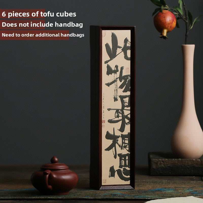 Bamboo Tea Packaging Box with Handbag