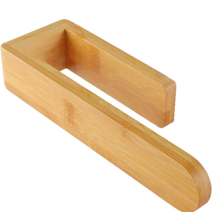 Bamboo Wall Towel Rack