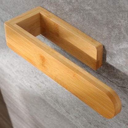 Bamboo Wall Towel Rack
