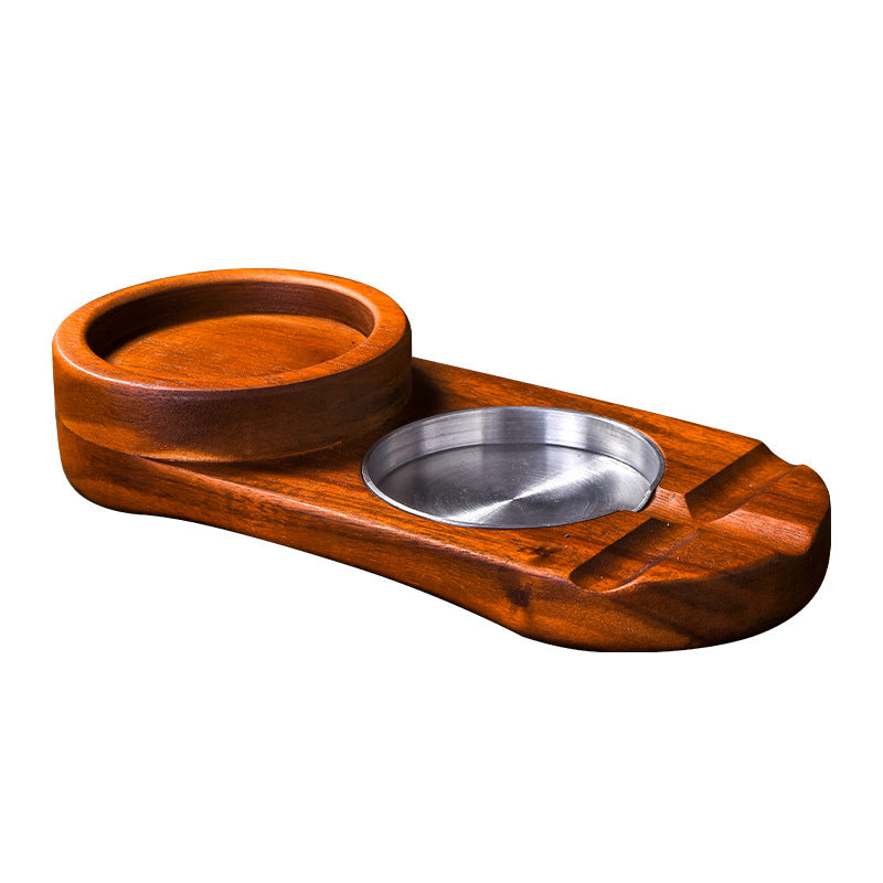 Bamboo Wine Glass Holder Set with Tray