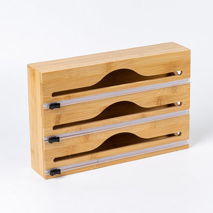 Bamboo Wrap Cutter and Storage Box