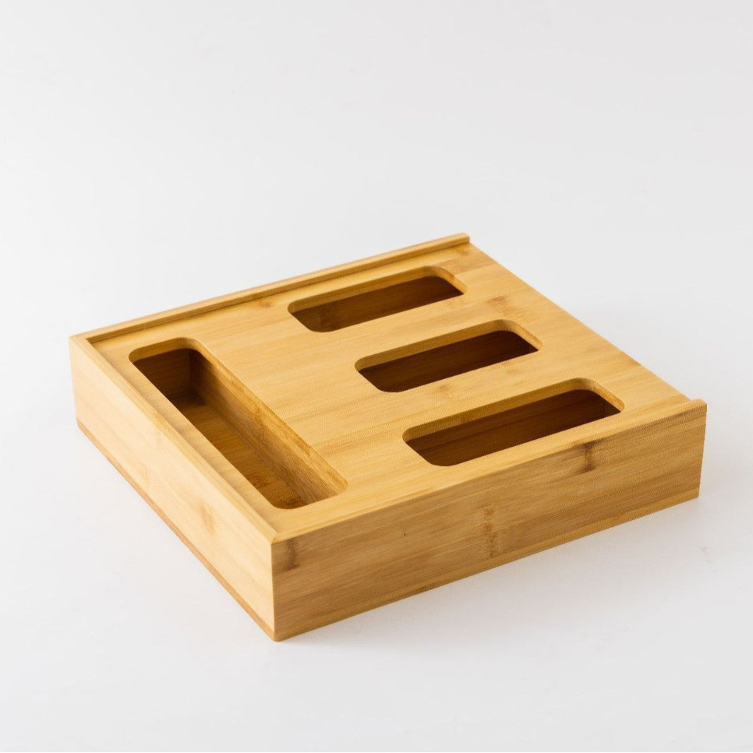 Bamboo Wrap Cutter and Storage Box