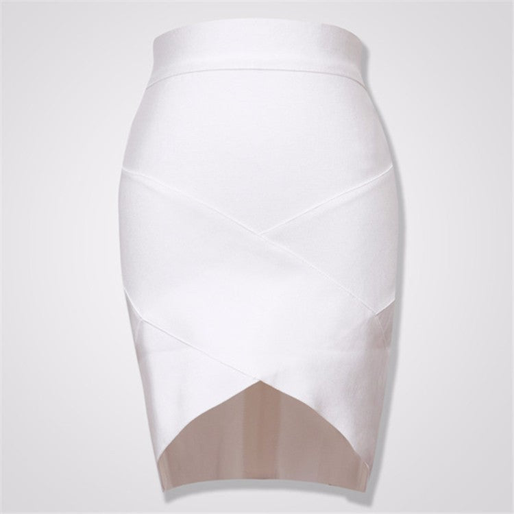 Bandage High Waist Slim Mini Skirt