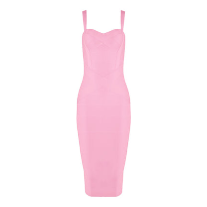 Bandage Suspender Bodycon Dress