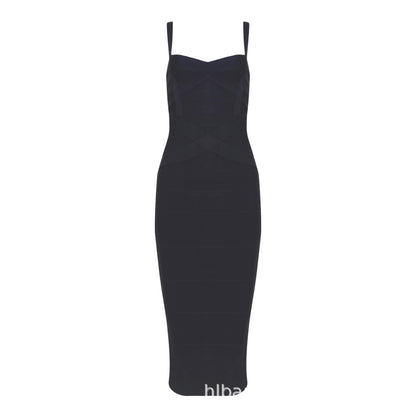 Bandage Suspender Bodycon Dress