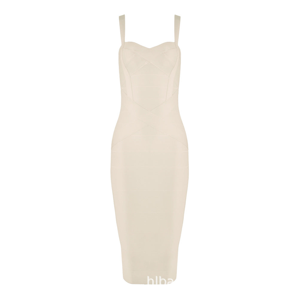 Bandage Suspender Bodycon Dress