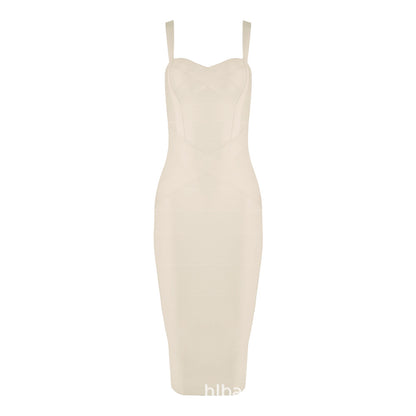 Bandage Suspender Bodycon Dress