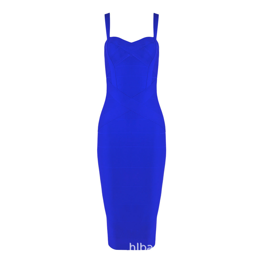 Bandage Suspender Bodycon Dress