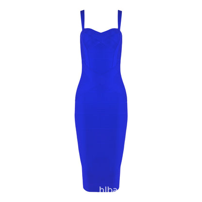 Bandage Suspender Bodycon Dress