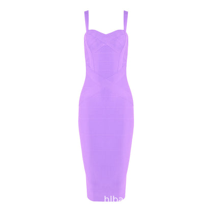 Bandage Suspender Bodycon Dress