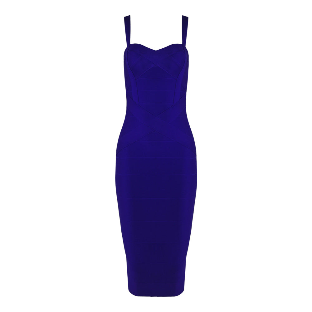 Bandage Suspender Bodycon Dress
