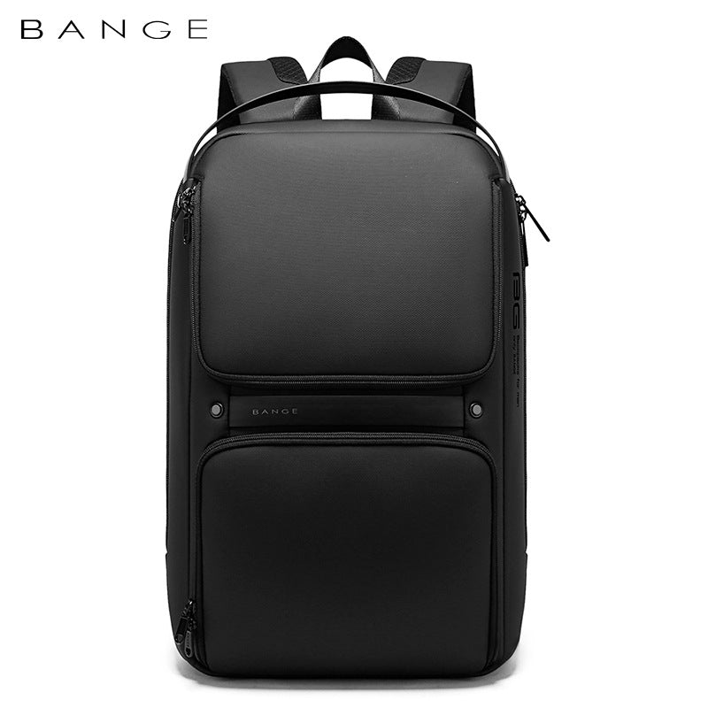BANGE Men's USB Backpack Business Casual Laptop Bag