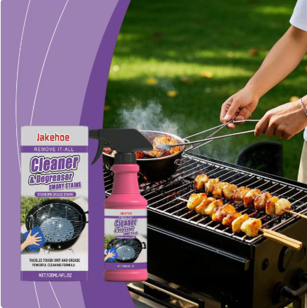 Barbecue grill rack cleaner
