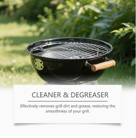 Barbecue grill rack cleaner