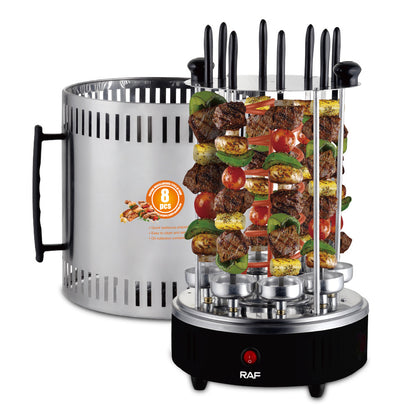 Barbecue oven roasting machine household multifunctional frying and roasting integrated soot-free charcoal oven