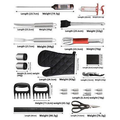 Barbecue tool set