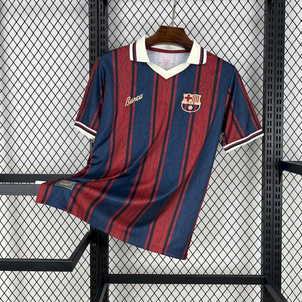 Barcelona Football Jersey Polyester Sports Shirt