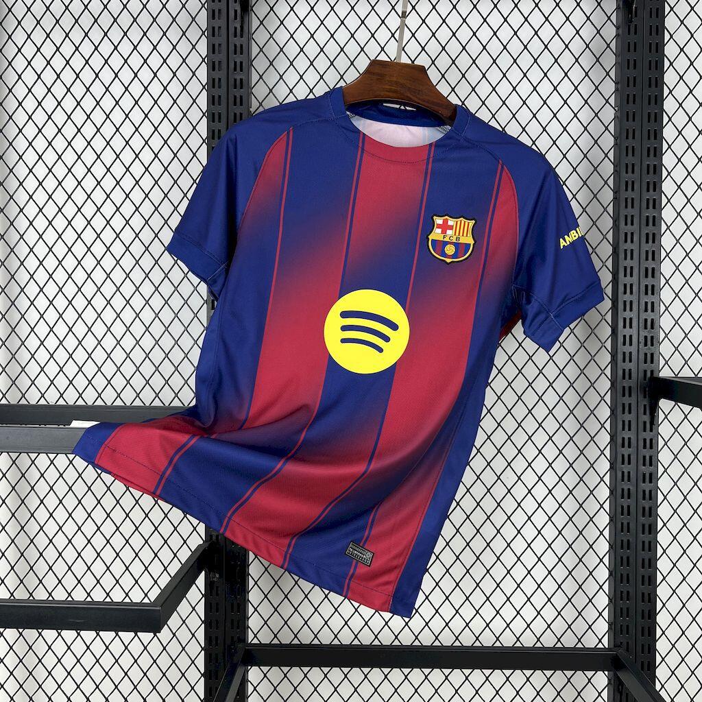 Barcelona Football Jersey Polyester Sports Shirt