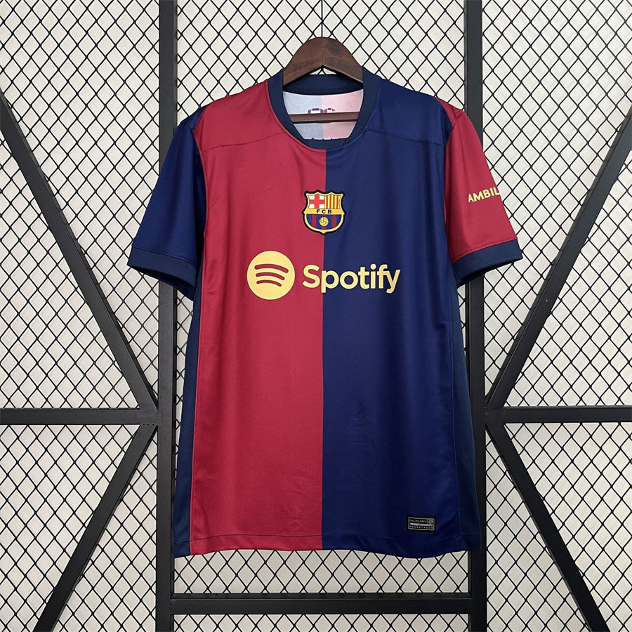 Barcelona Football Jersey Polyester Sports Shirt