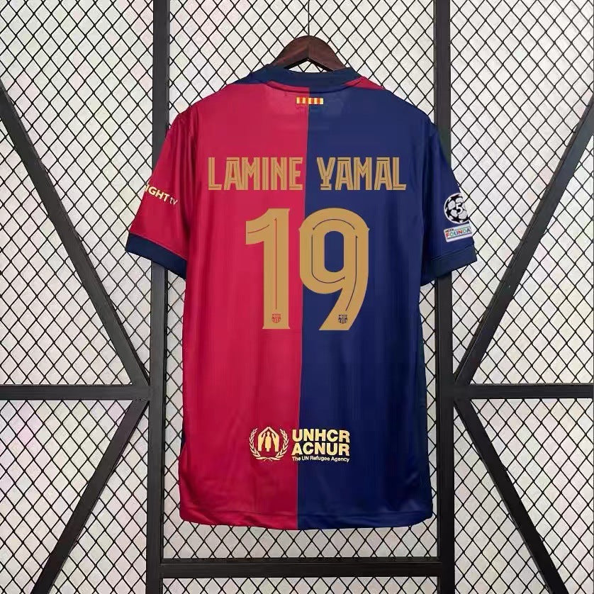 Barcelona Football Jersey Short Sleeve Sport Shirt