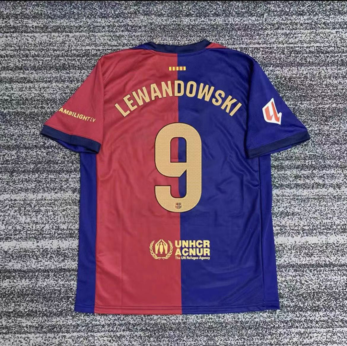 Barcelona Football Jersey Short Sleeve Sport Shirt