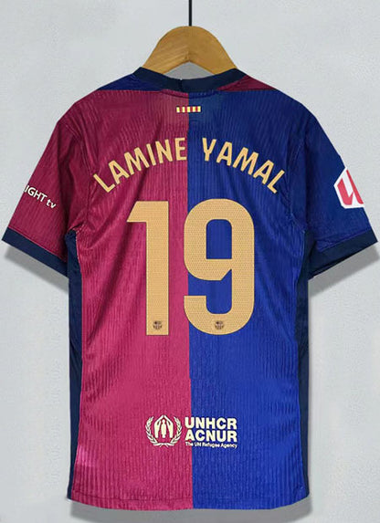 Barcelona Football Jersey Short Sleeve Sport Shirt