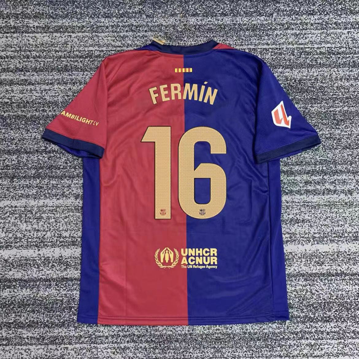 Barcelona Football Jersey Short Sleeve Sport Shirt