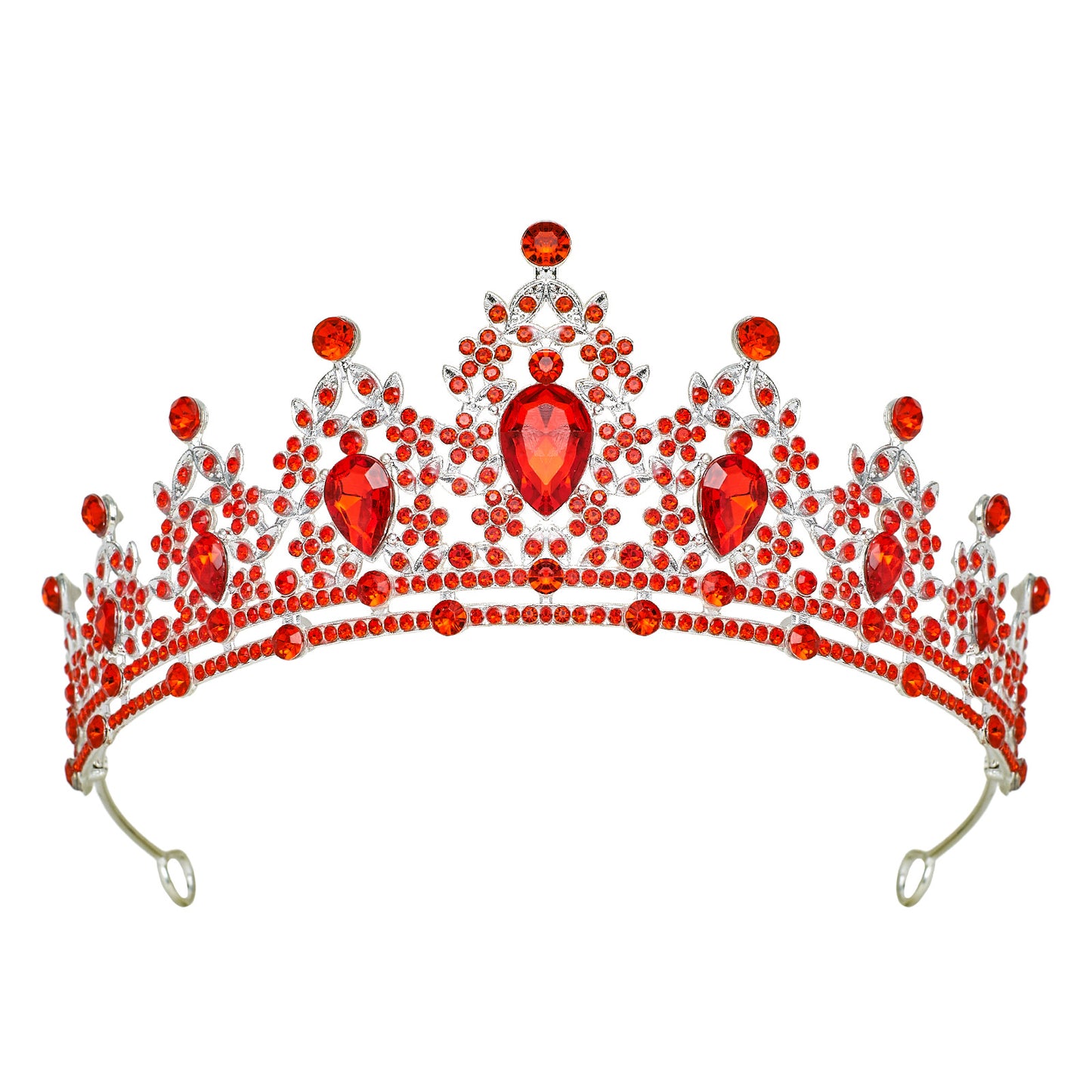 Baroque Rhinestone Bridal Crown Headpiece