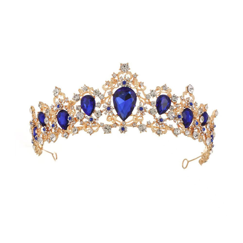 Baroque Rhinestone Crown Headband