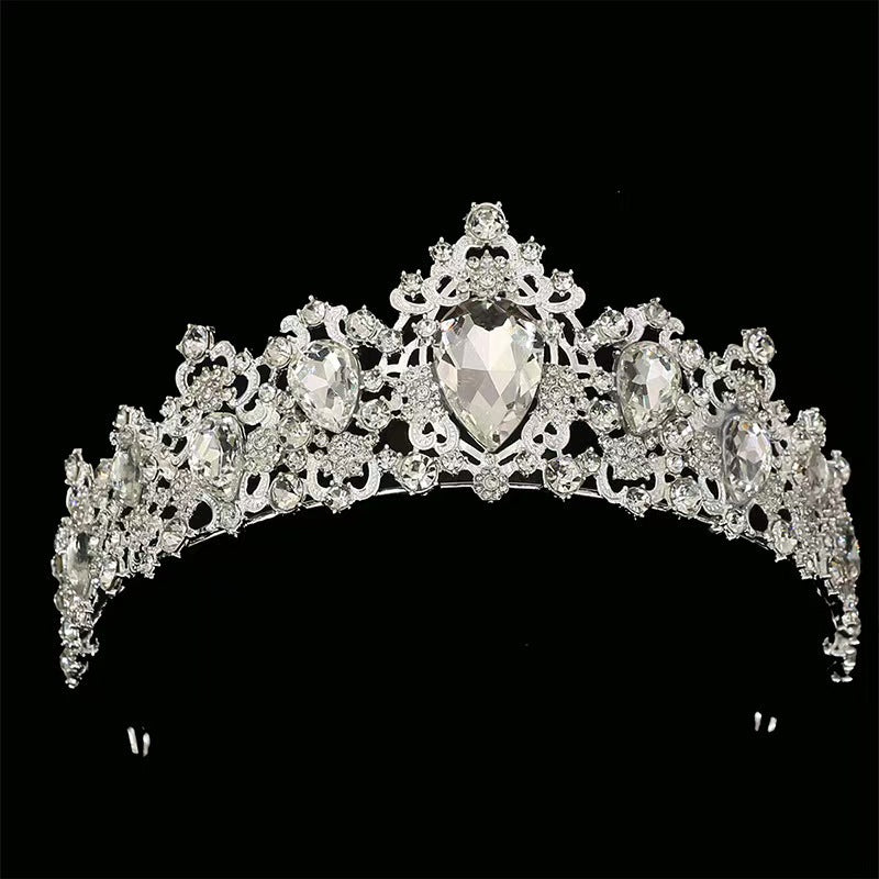 Baroque Rhinestone Crown Headband