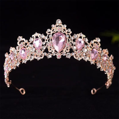 Baroque Rhinestone Crown Headband
