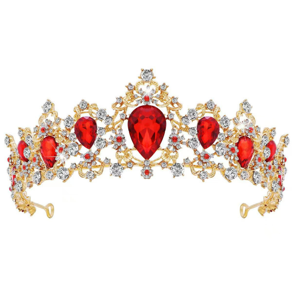 Baroque Rhinestone Crown Headband
