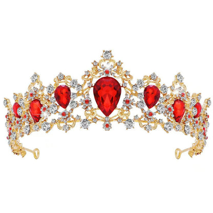Baroque Rhinestone Crown Headband