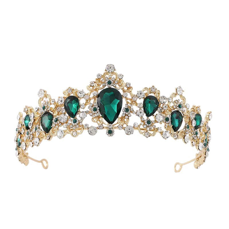 Baroque Rhinestone Crown Headband