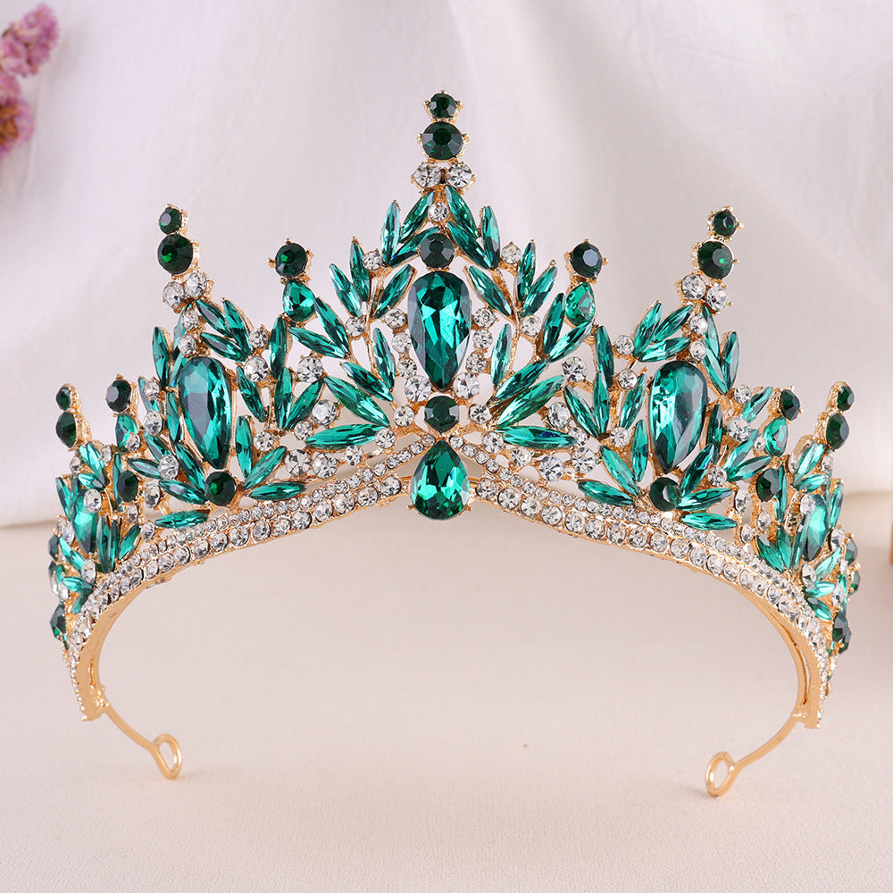Baroque Rhinestone Crown Tiara