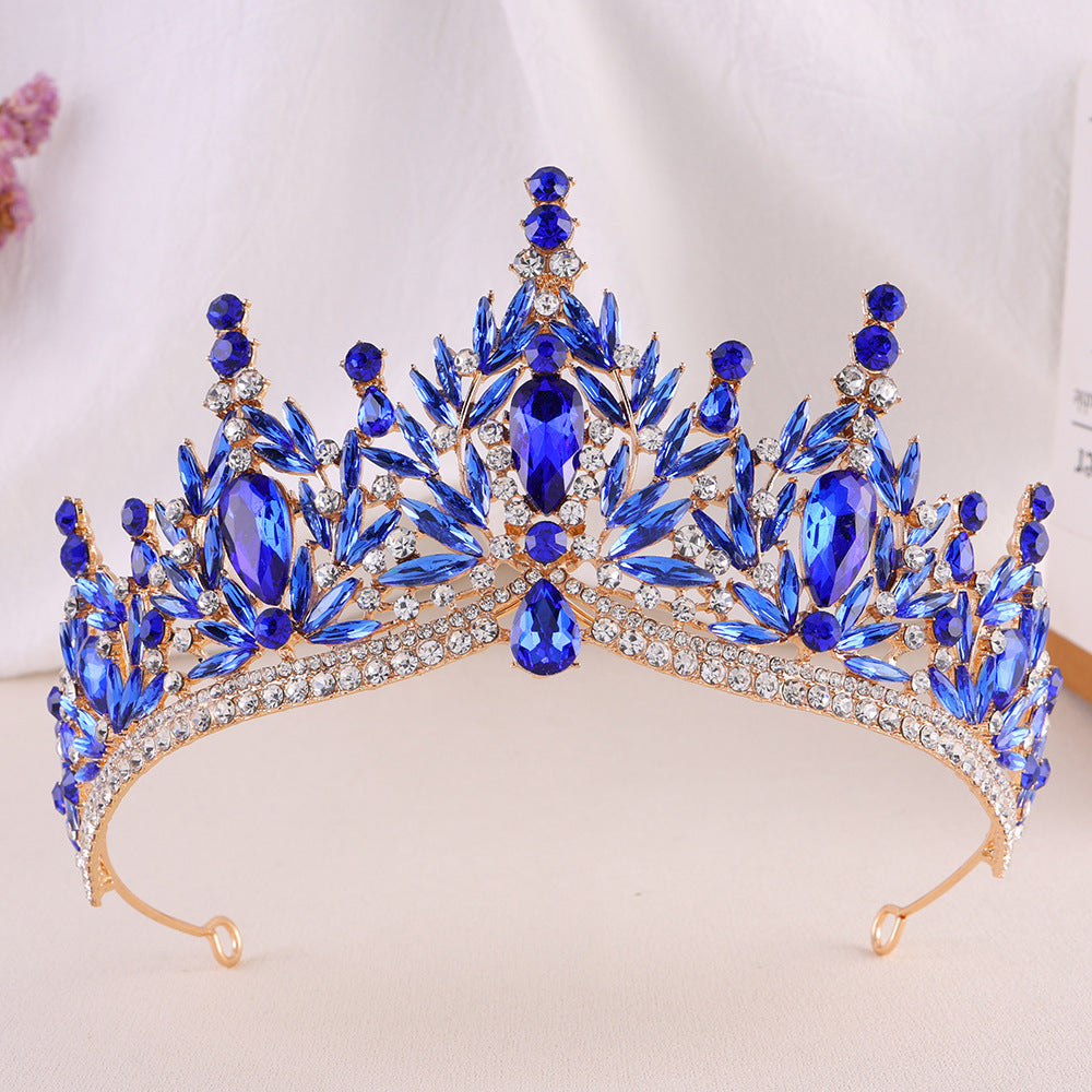 Baroque Rhinestone Crown Tiara