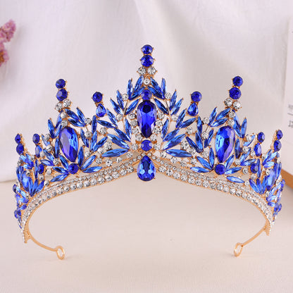 Baroque Rhinestone Crown Tiara