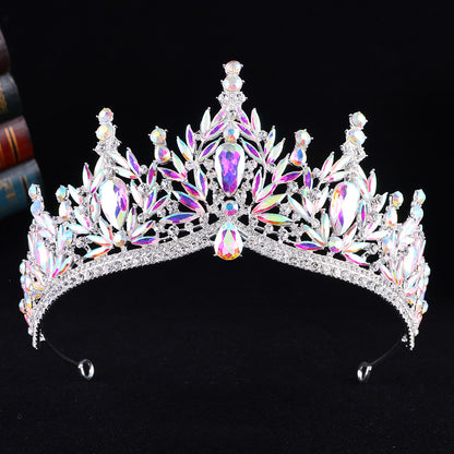 Baroque Rhinestone Crown Tiara