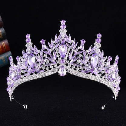 Baroque Rhinestone Crown Tiara