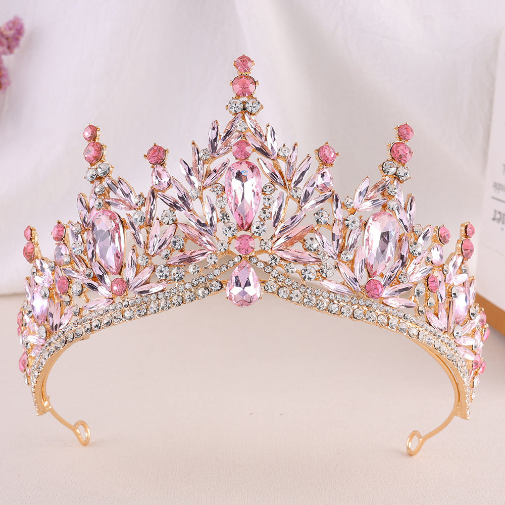 Baroque Rhinestone Crown Tiara