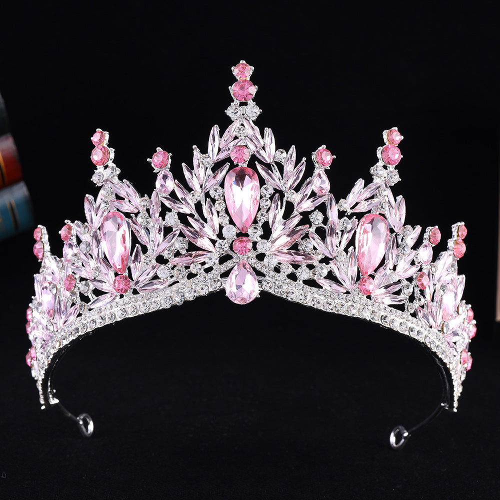 Baroque Rhinestone Crown Tiara
